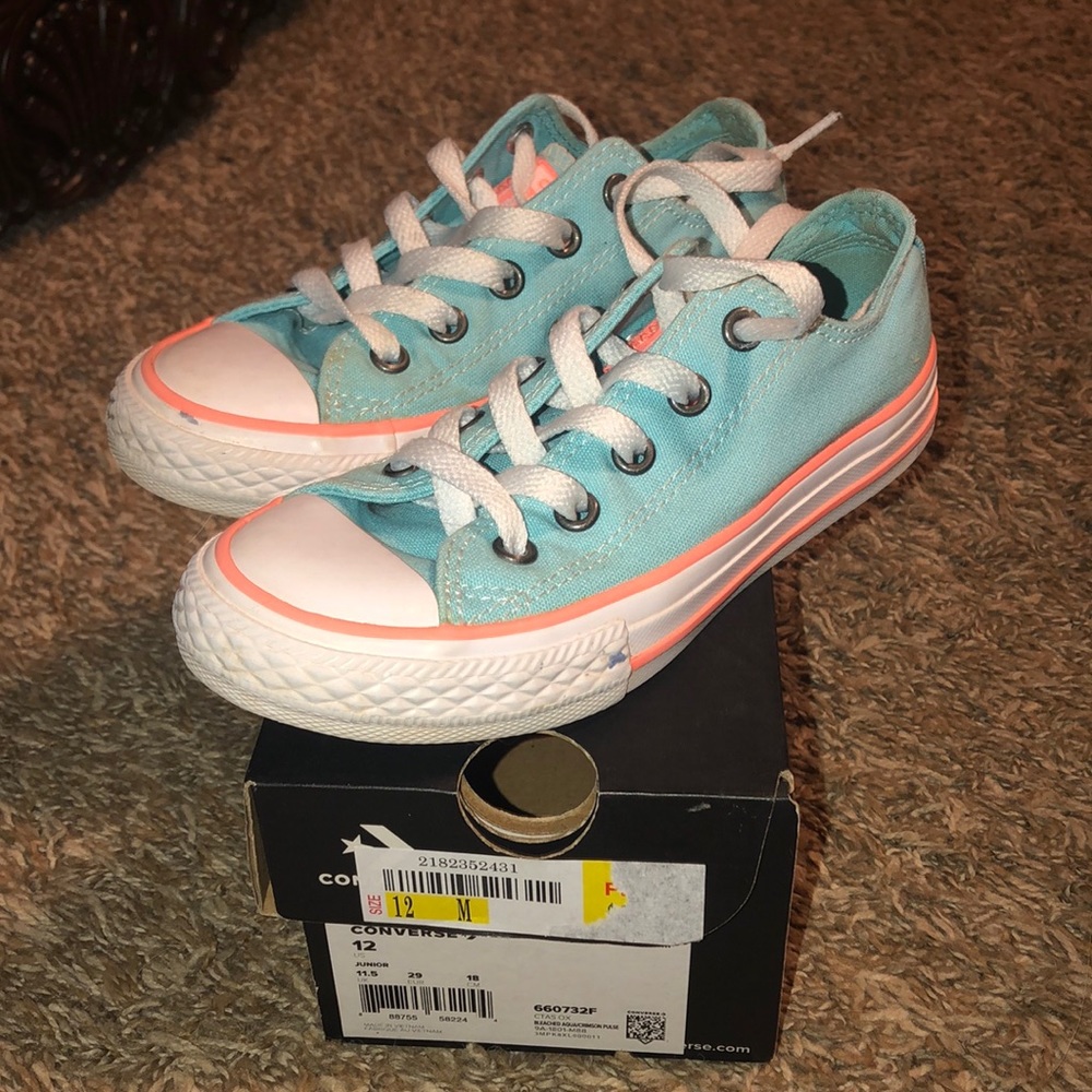Little girls Converse sneakers
